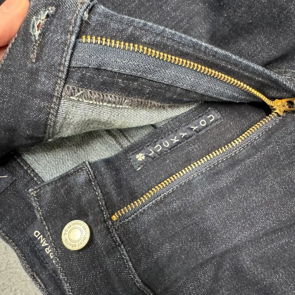 Lucky Brand Jeans Mens 40x34 (41x34 ACTUAL) 410 Athletic Slim‎ Blue Denim